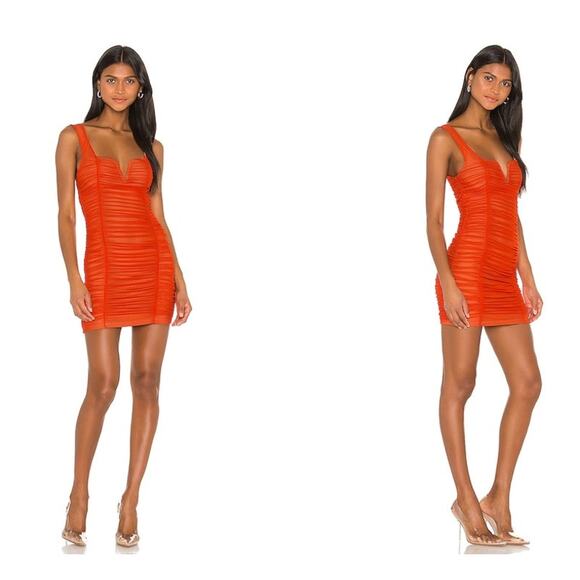 Superdown X Draya Michele Marlene Ruched Mini Dress Size Medium - Picture 1 of 6